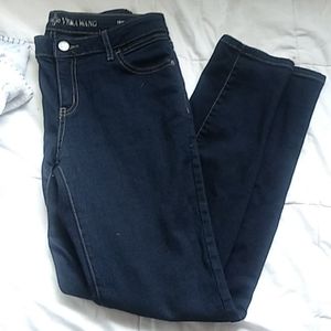 Dark blue jeans